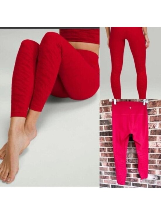 lululemon athletica Pants - Lululemon 2021 ^ Lunar New Year Wunder Under High-Rise Tight Pants 25" Red